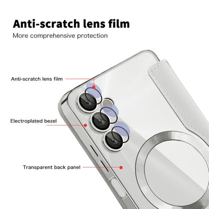 Калъф MagSafe за Samsung Galaxy A05s A057, Techsuit, SmartMag Book, Сив