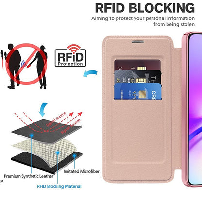 Калъф MagSafe за Samsung Galaxy A05s A057, Techsuit, SmartMag Book, Розов