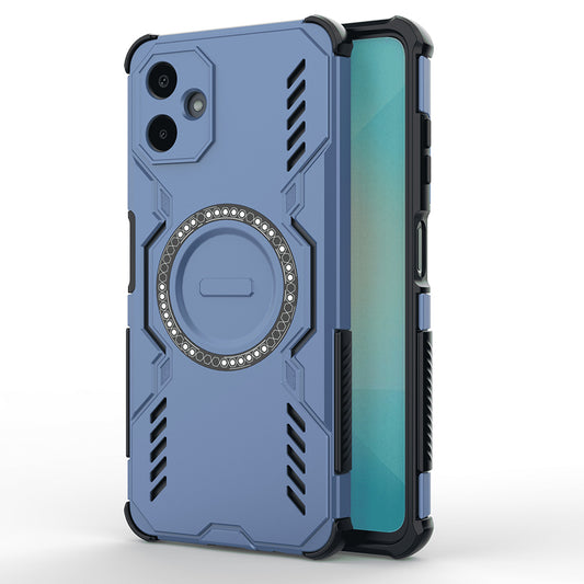 MagSafe калъф за Samsung Galaxy A06 A065, Techsuit, ArmorMag, Син