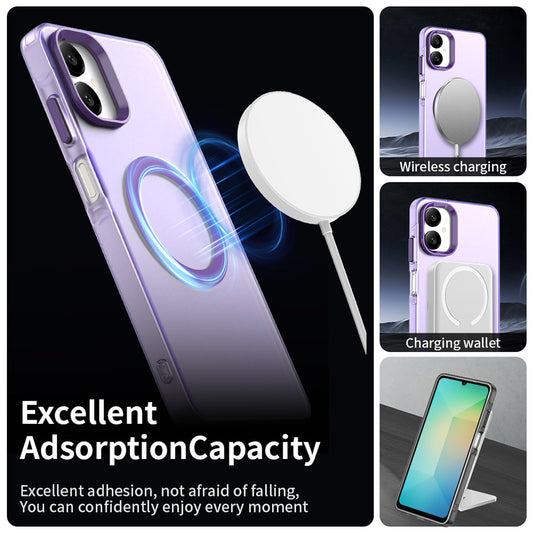 Калъф MagSafe за Samsung Galaxy A06 A065, Techsuit, CandyCase, Лилав