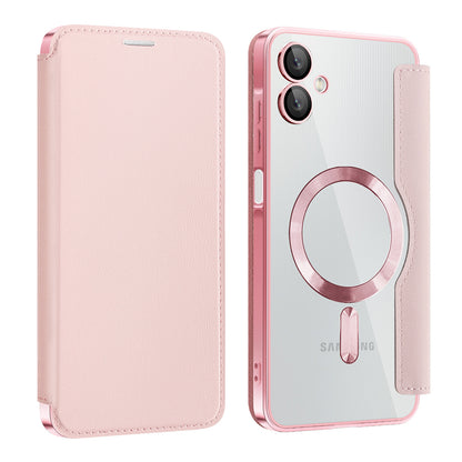 Калъф MagSafe за Samsung Galaxy A06 A065, Techsuit, SmartMag Book, Розов