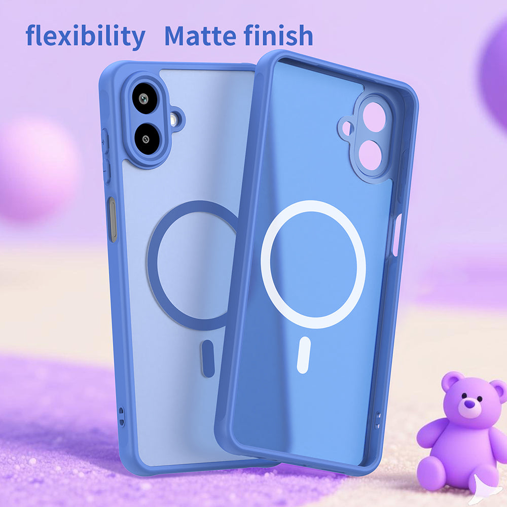 Калъф MagSafe за Samsung Galaxy A07 4G A075, Techsuit, HaloFrost II, Син