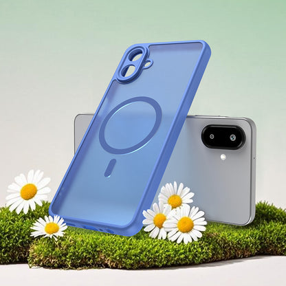 Калъф MagSafe за Samsung Galaxy A07 4G A075, Techsuit, HaloFrost II, Син