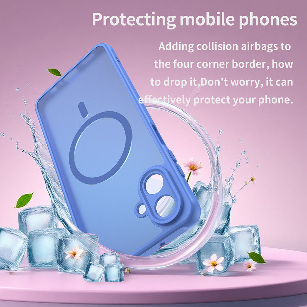 Калъф MagSafe за Samsung Galaxy A07 4G A075, Techsuit, HaloFrost II, Син