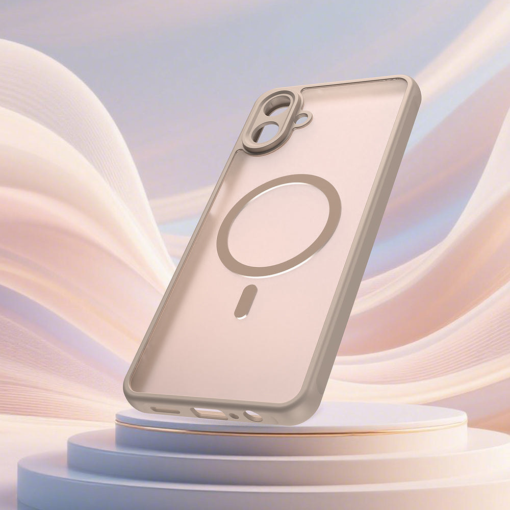 Калъф MagSafe за Samsung Galaxy A07 4G A075, Techsuit, HaloFrost II, Златист