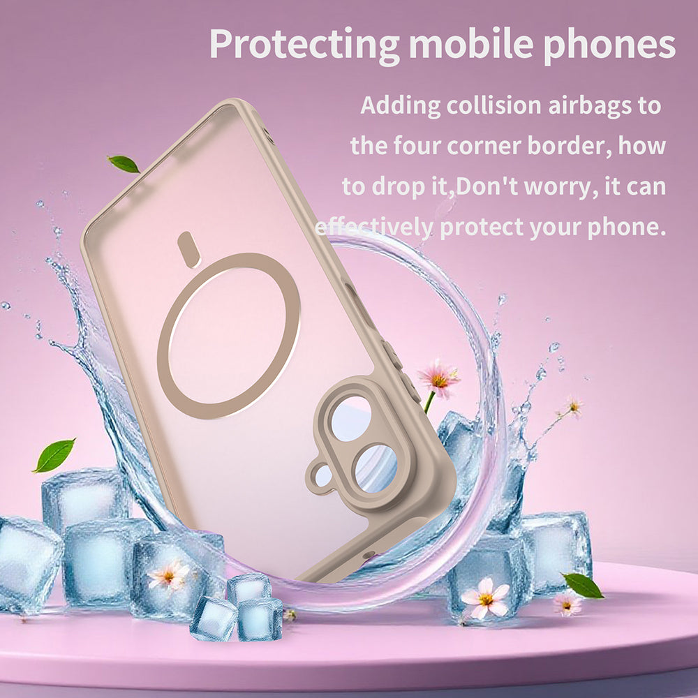 Калъф MagSafe за Samsung Galaxy A07 4G A075, Techsuit, HaloFrost II, Златист