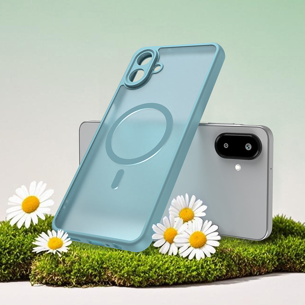 Калъф MagSafe за Samsung Galaxy A07 4G A075, Techsuit, HaloFrost II, Светлозелен