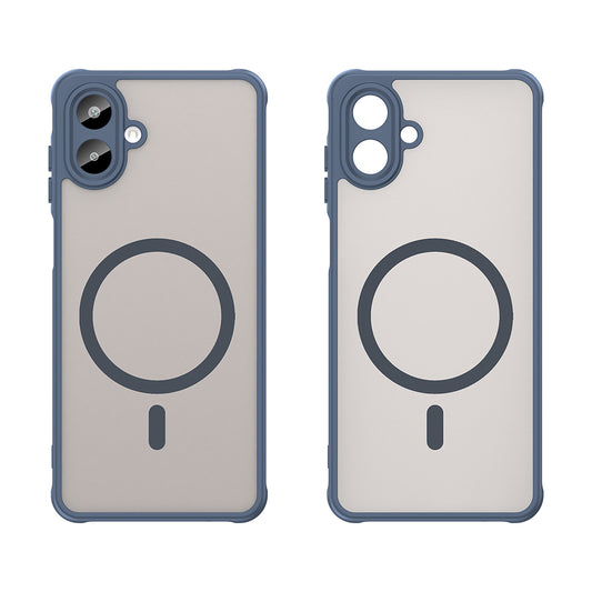 Калъф MagSafe за Samsung Galaxy A07 4G A075, Techsuit, HaloFrost II, Тъмносин