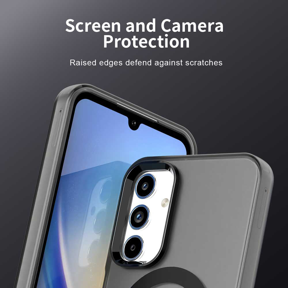 MagSafe Case for Samsung Galaxy A15 5G A156 / A15 A155, Techsuit, CandyCase, Black
