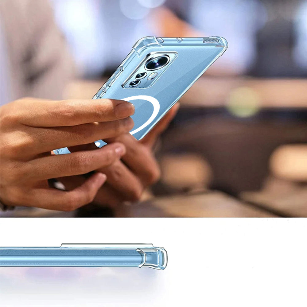 Калъф MagSafe за Samsung Galaxy A15 5G A156 / A15 A155, Techsuit, противоударен, прозрачен