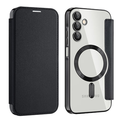 Калъф MagSafe за Samsung Galaxy A15 5G A156 / A15 A155, Techsuit, SmartMag Book, Черен