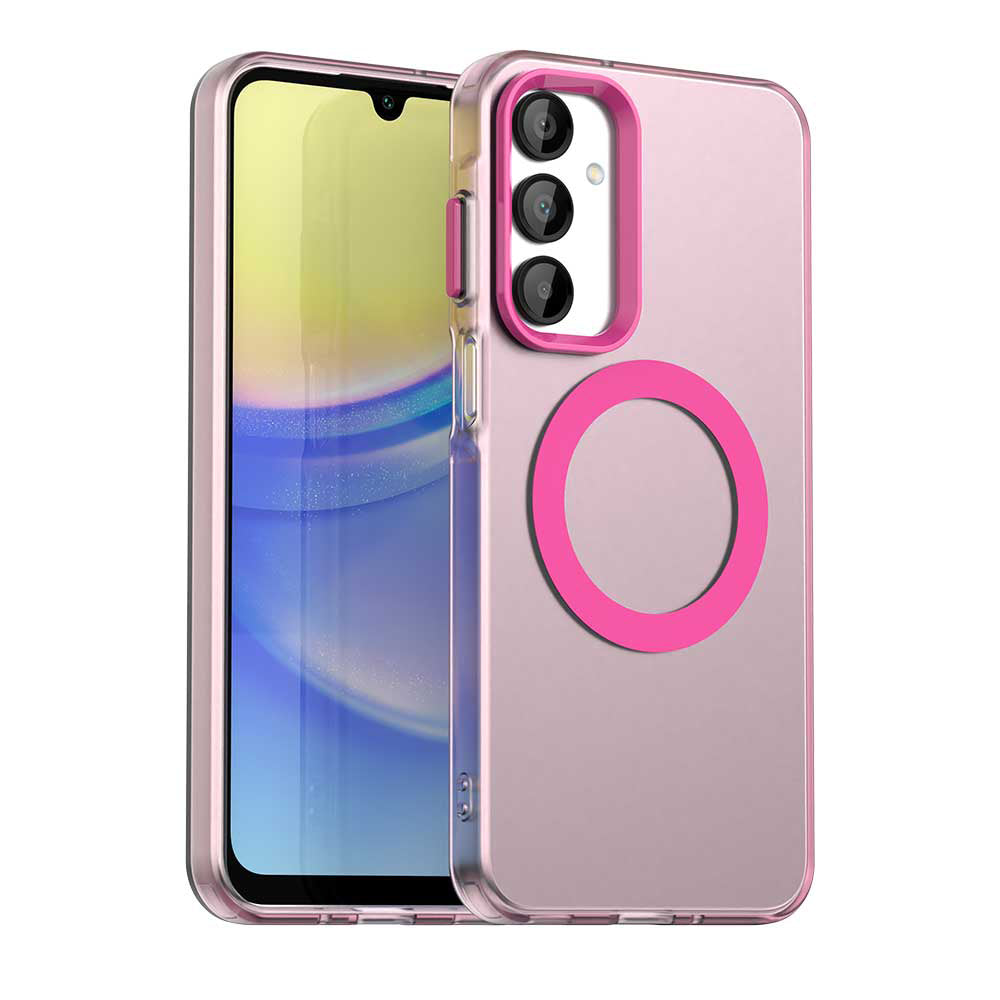 Калъф MagSafe за Samsung Galaxy A16 5G A166 / A16 4G A165, Techsuit, CandyCase, Розов