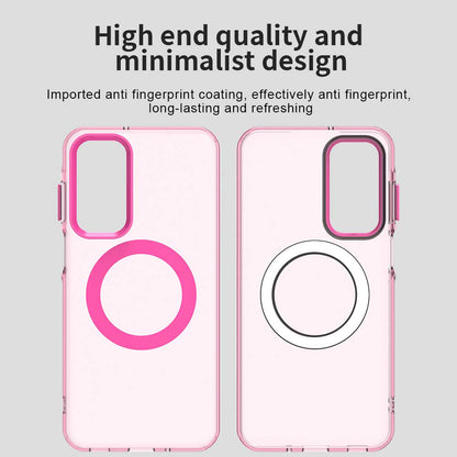 Калъф MagSafe за Samsung Galaxy A16 5G A166 / A16 4G A165, Techsuit, CandyCase, Розов