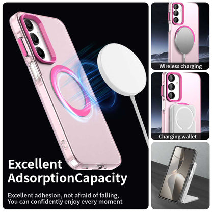 Калъф MagSafe за Samsung Galaxy A16 5G A166 / A16 4G A165, Techsuit, CandyCase, Розов