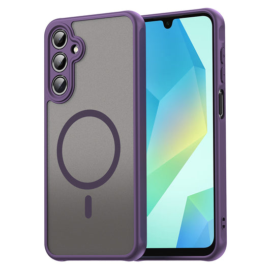 Калъф MagSafe за Samsung Galaxy A16 5G A166 / A16 4G A165, Techsuit, HaloFrost II, Лилав