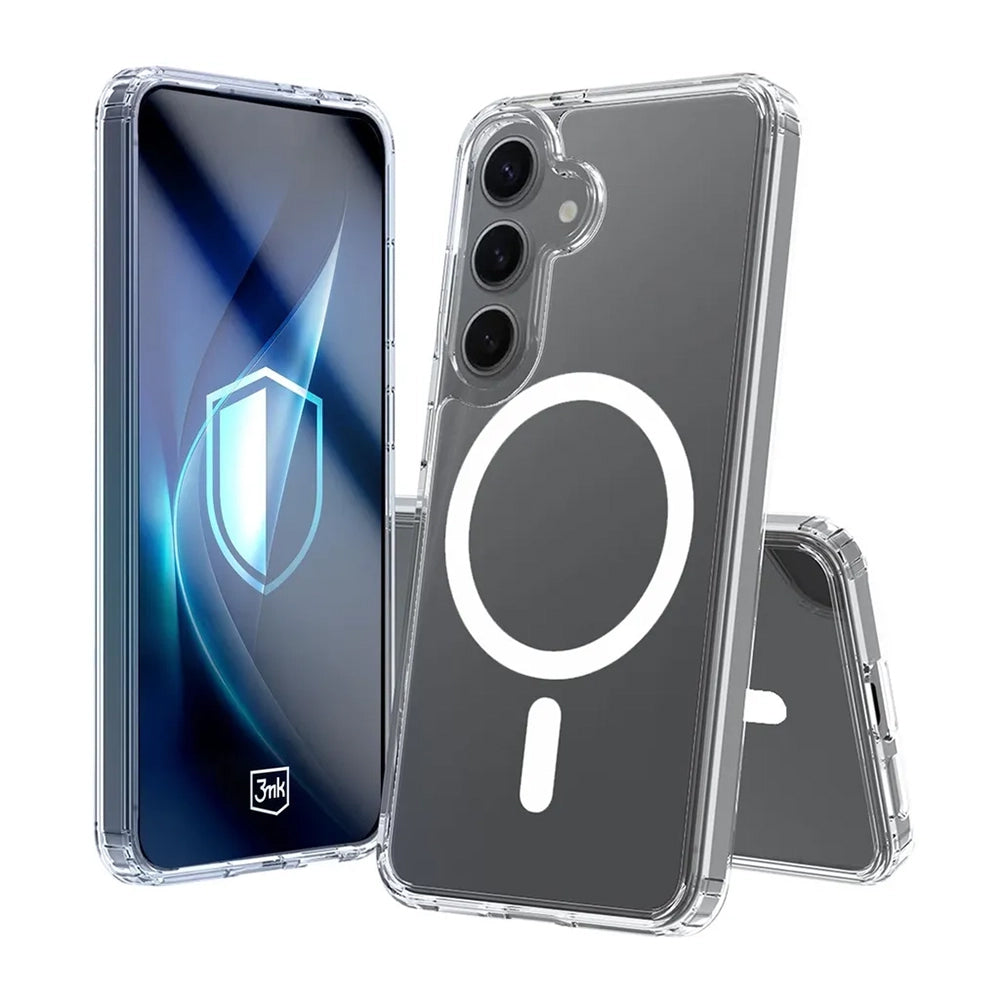 MagSafe калъф за Samsung Galaxy A17 4G / A17 5G, 3MK, Armor MagCase, прозрачен