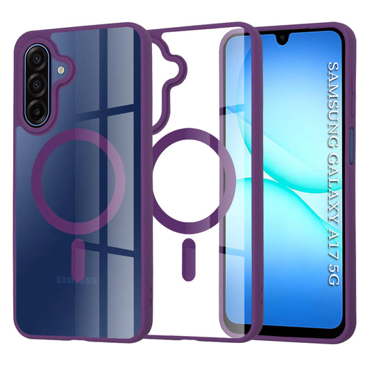 Калъф MagSafe за Samsung Galaxy A17 4G / A17 5G, Techsuit, Pro, Лилав