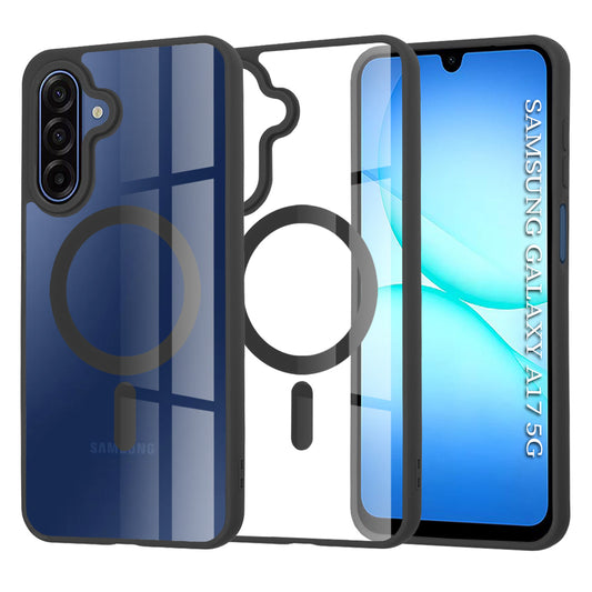Калъф MagSafe за Samsung Galaxy A17 4G / A17 5G, Techsuit, Pro, Черен