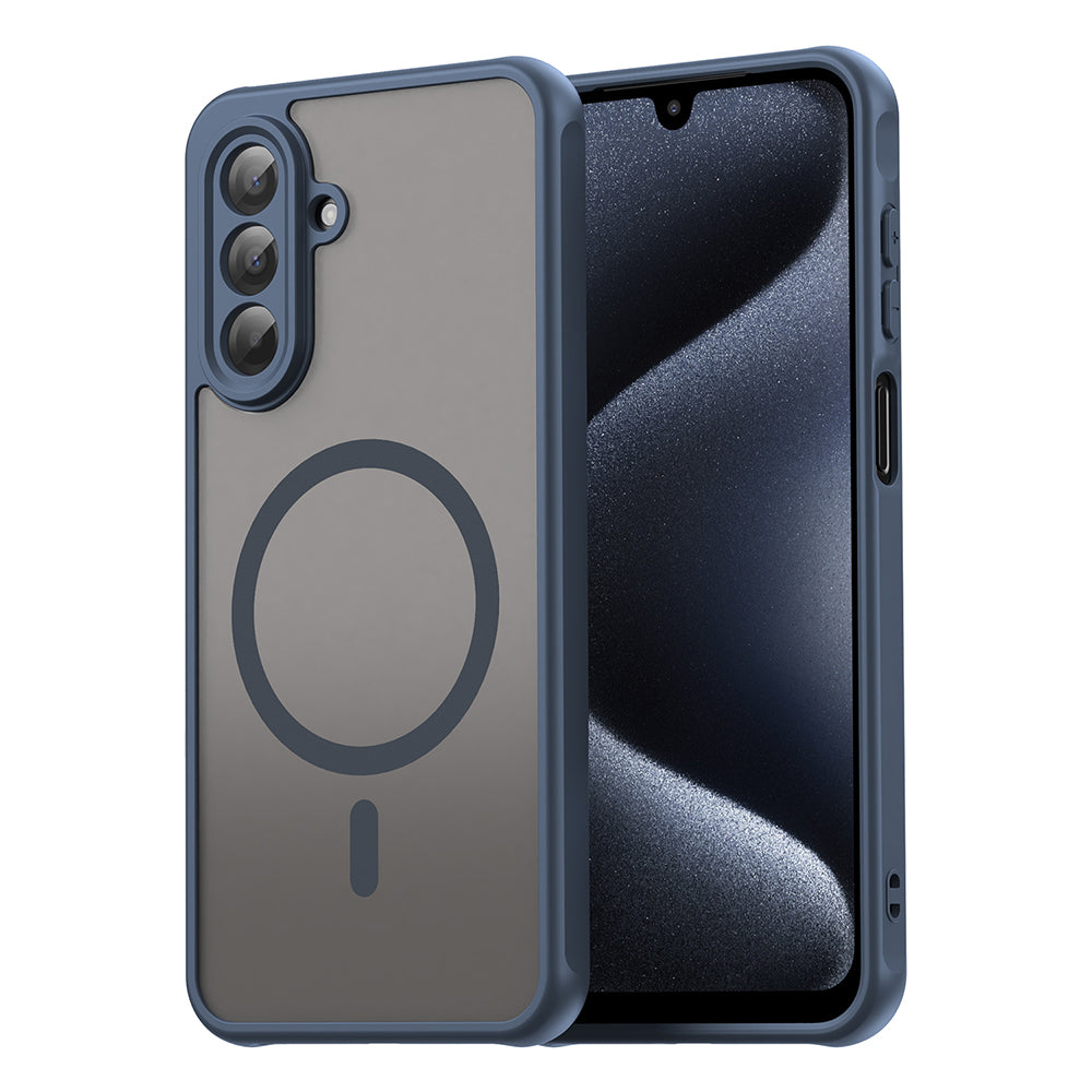 Калъф MagSafe за Samsung Galaxy A17 5G, Techsuit, HaloFrost II, Тъмносин