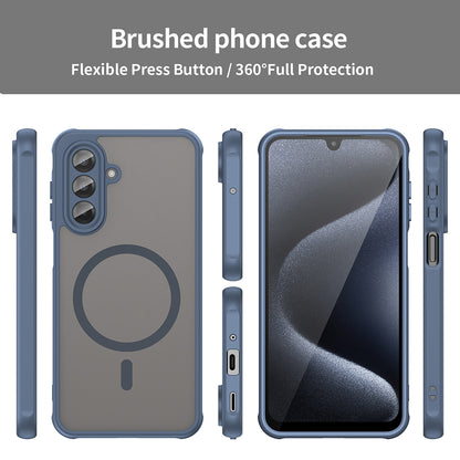 Калъф MagSafe за Samsung Galaxy A17 5G, Techsuit, HaloFrost II, Тъмносин