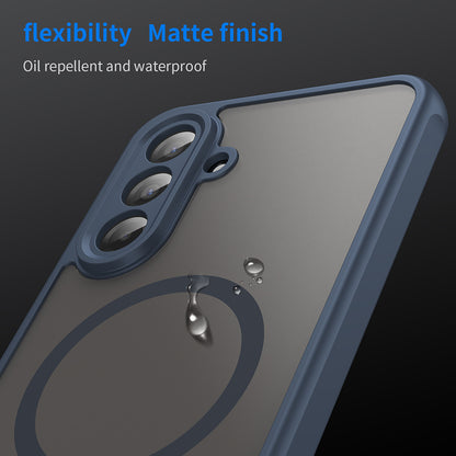 Калъф MagSafe за Samsung Galaxy A17 5G, Techsuit, HaloFrost II, Тъмносин