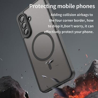 Калъф MagSafe за Samsung Galaxy A17 5G, Techsuit, HaloFrost II, Черен
