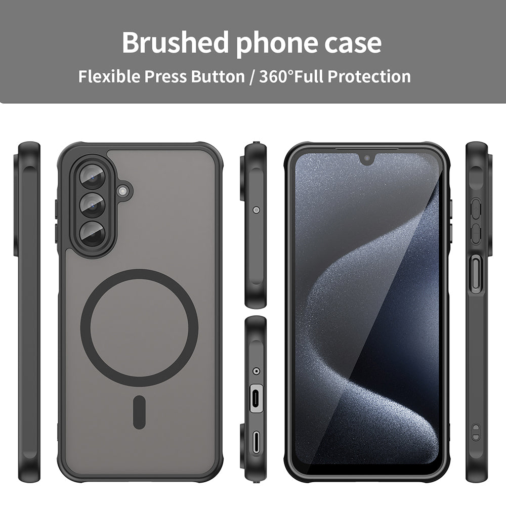 Калъф MagSafe за Samsung Galaxy A17 5G, Techsuit, HaloFrost II, Черен