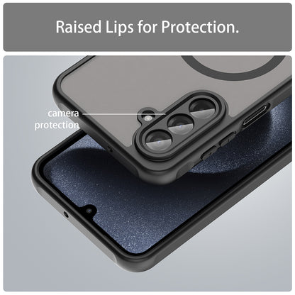 Калъф MagSafe за Samsung Galaxy A17 5G, Techsuit, HaloFrost II, Черен