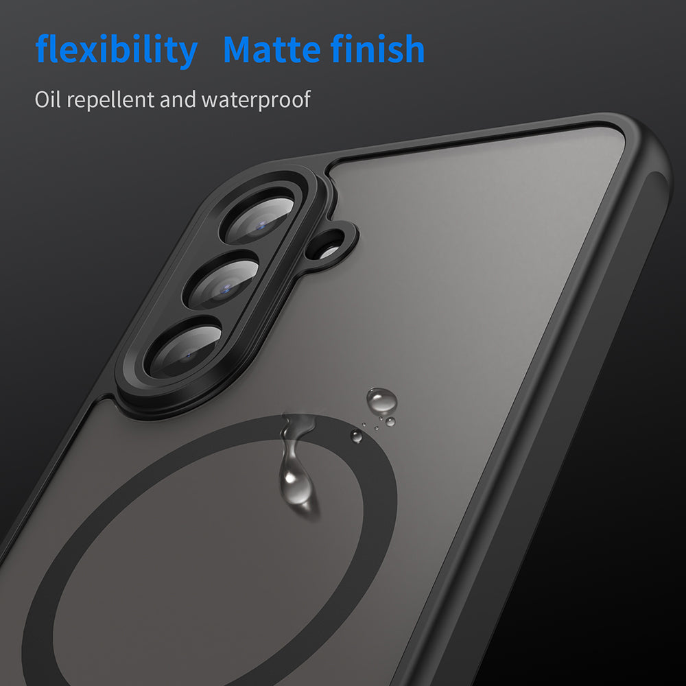 Калъф MagSafe за Samsung Galaxy A17 5G, Techsuit, HaloFrost II, Черен