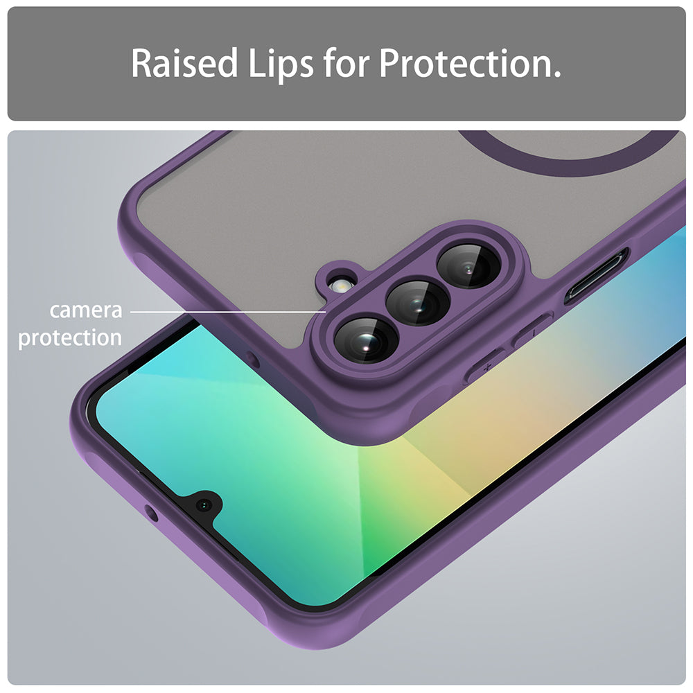 Калъф MagSafe за Samsung Galaxy A26 A266, Techsuit, HaloFrost II, Лилав