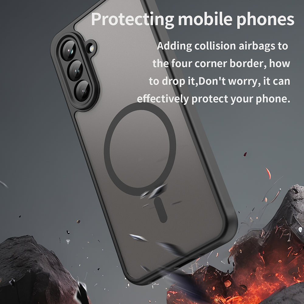 Калъф MagSafe за Samsung Galaxy A26 A266, Techsuit, HaloFrost II, Черен