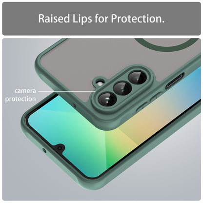 Калъф MagSafe за Samsung Galaxy A26 A266, Techsuit, HaloFrost II, Зелен