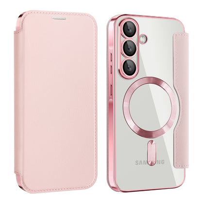 MagSafe Case for Samsung Galaxy A26 A266, Techsuit, SmartMag Book, Pink