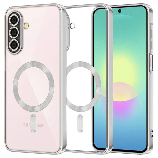 Калъф MagSafe за Samsung Galaxy A27 5G, Techsuit, Luxury Crystal, Сребрист