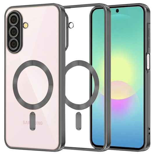 Калъф MagSafe за Samsung Galaxy A27 5G, Techsuit, Luxury Crystal, Черен
