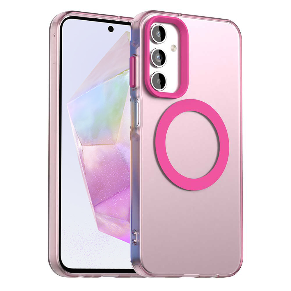 MagSafe Case for Samsung Galaxy A35 5G A356, Techsuit, CandyCase, Pink