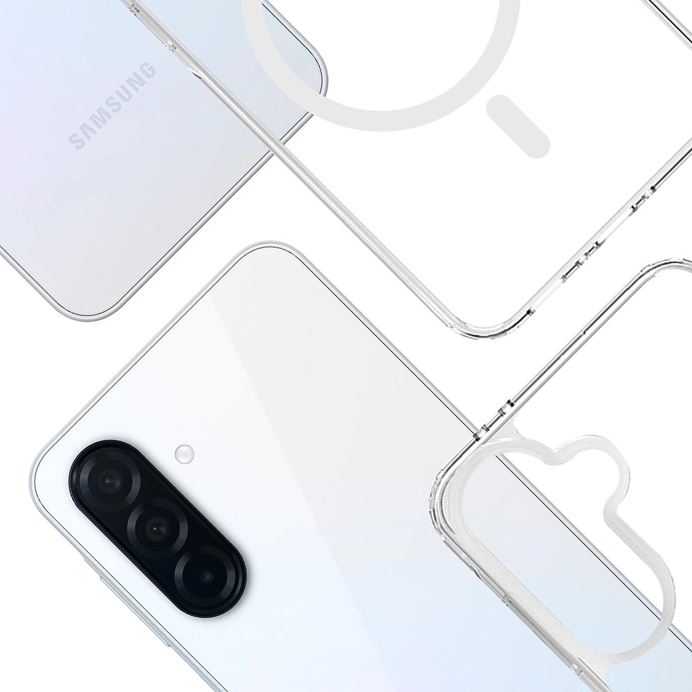 MagSafe калъф за Samsung Galaxy A36 A366, 3MK, Armor MagCase, Прозрачен