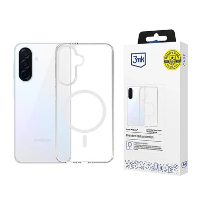 MagSafe калъф за Samsung Galaxy A36 A366, 3MK, Armor MagCase, Прозрачен