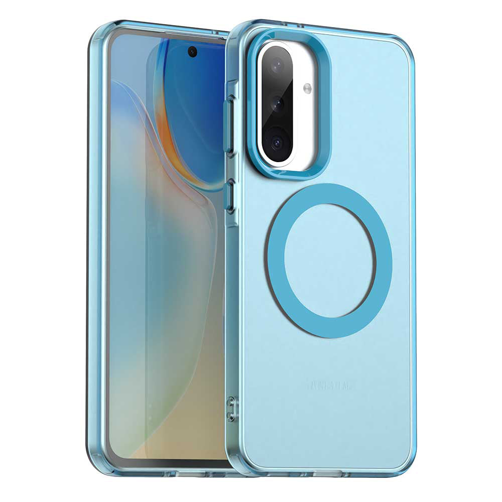 Калъф MagSafe за Samsung Galaxy A36 A366, Techsuit, CandyCase, Син
