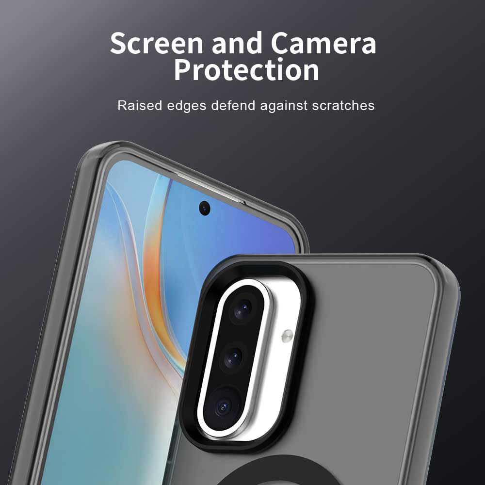 Калъф MagSafe за Samsung Galaxy A36 A366, Techsuit, CandyCase, Черен
