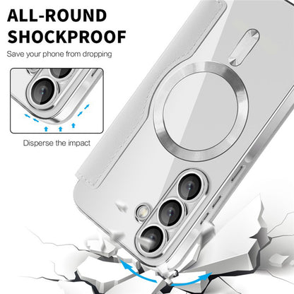 Калъф MagSafe за Samsung Galaxy A36 A366, Techsuit, SmartMag Book, Сив