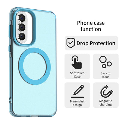 Калъф MagSafe за Samsung Galaxy A37 5G, Techsuit, CandyCase, Син