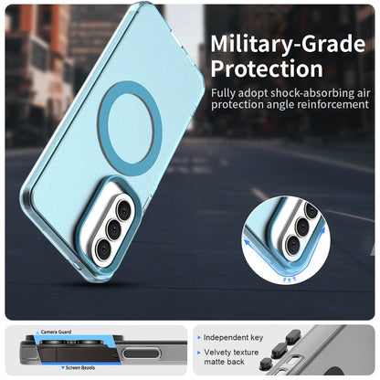 Калъф MagSafe за Samsung Galaxy A37 5G, Techsuit, CandyCase, Син