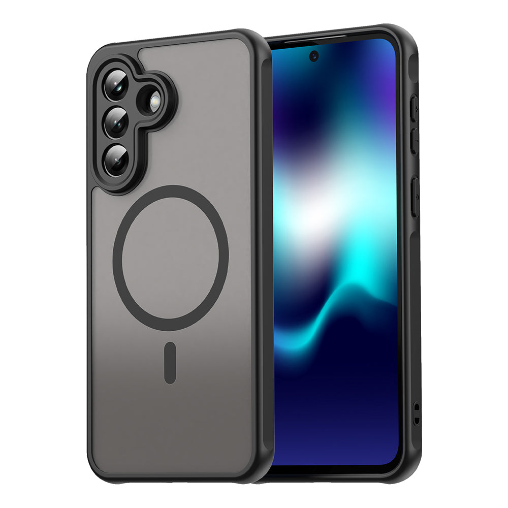 Калъф MagSafe за Samsung Galaxy A37 5G, Techsuit, HaloFrost II, Черен