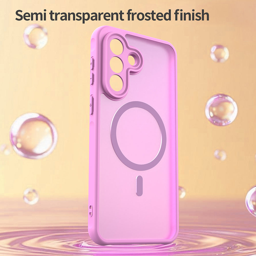 Калъф MagSafe за Samsung Galaxy A37 5G, Techsuit, HaloFrost II, Розов