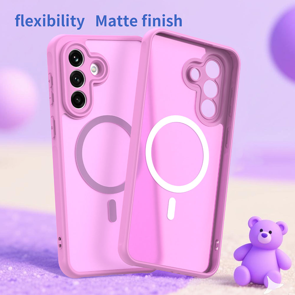 Калъф MagSafe за Samsung Galaxy A37 5G, Techsuit, HaloFrost II, Розов
