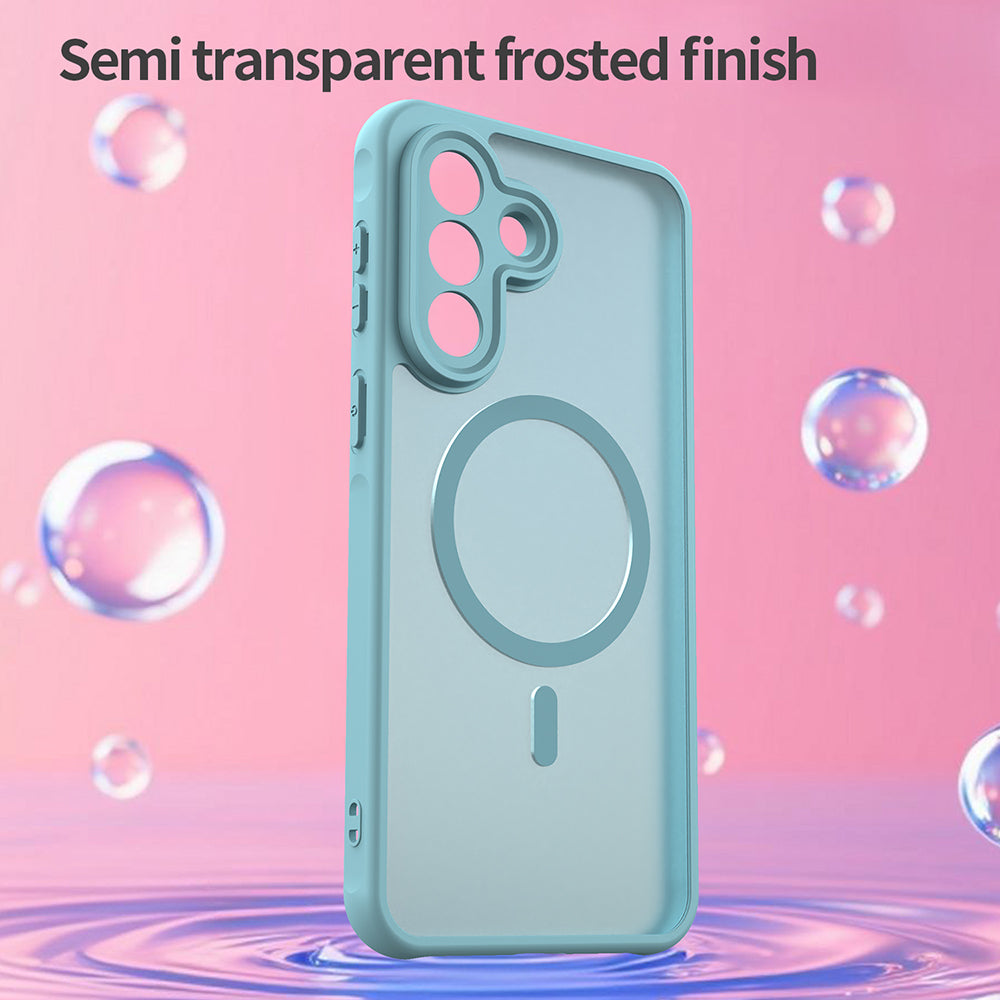Калъф MagSafe за Samsung Galaxy A37 5G, Techsuit, HaloFrost II, Светлозелен