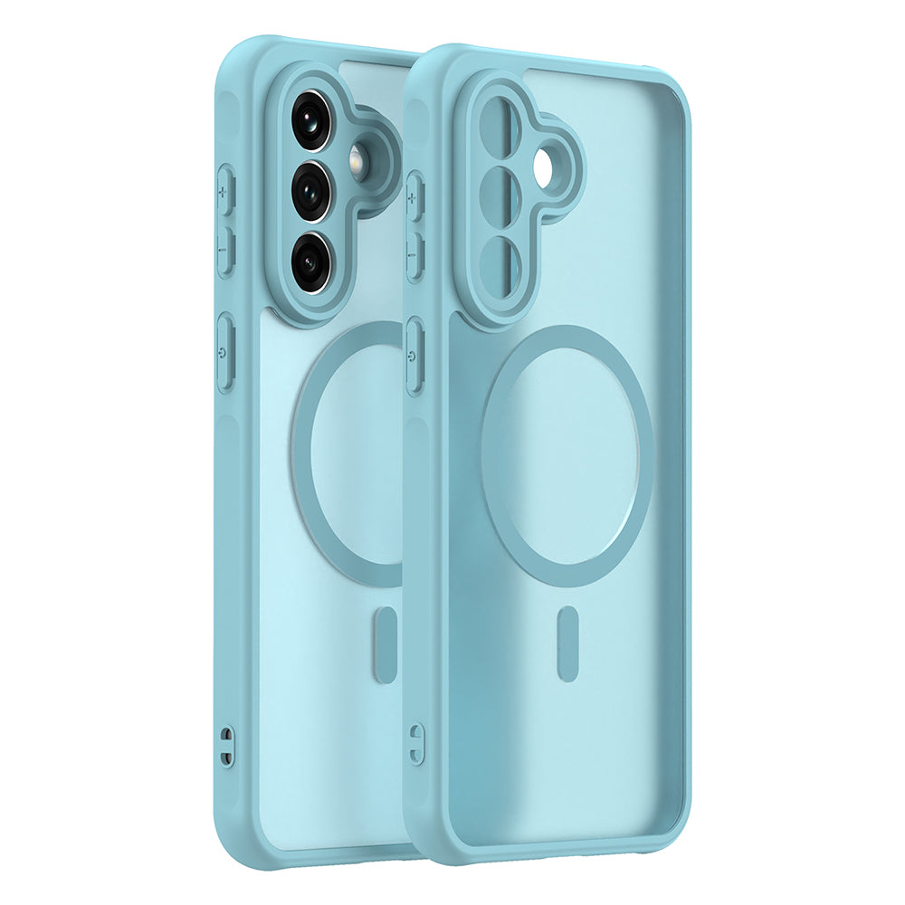 Калъф MagSafe за Samsung Galaxy A37 5G, Techsuit, HaloFrost II, Светлозелен