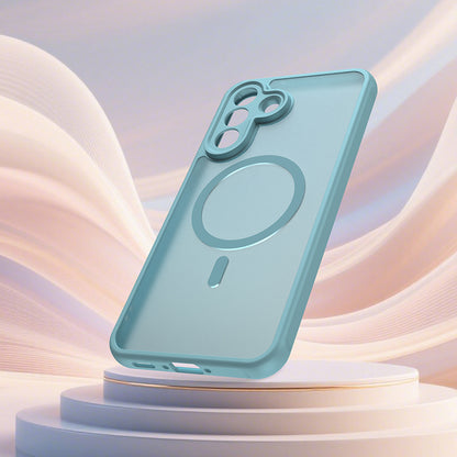 Калъф MagSafe за Samsung Galaxy A37 5G, Techsuit, HaloFrost II, Светлозелен