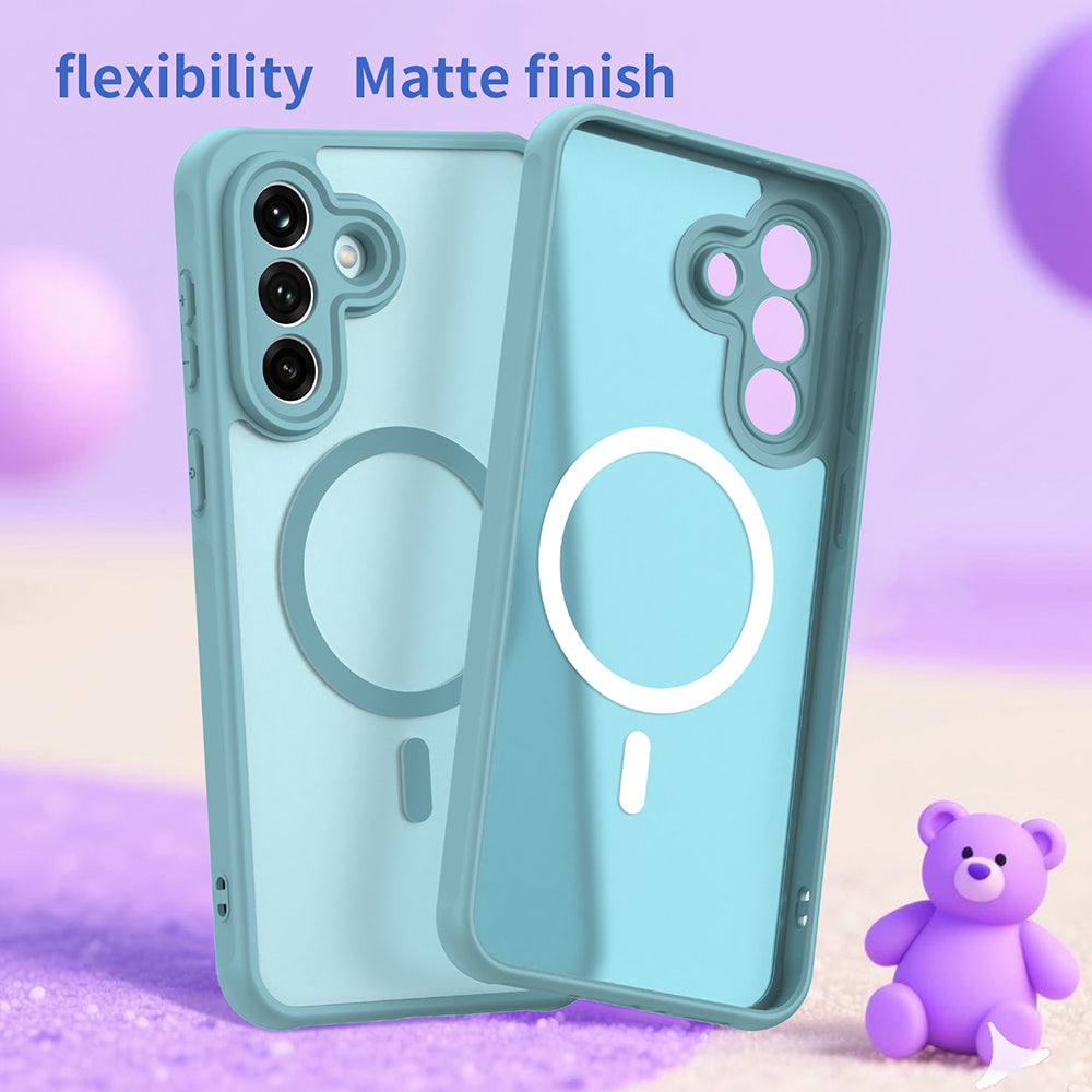 Калъф MagSafe за Samsung Galaxy A37 5G, Techsuit, HaloFrost II, Светлозелен